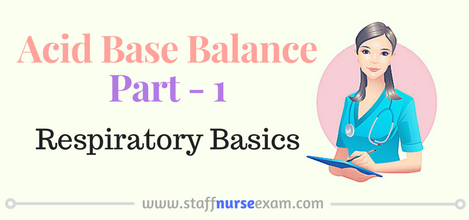 Acid Base Balance - Part 1 - Respiratory - Basics